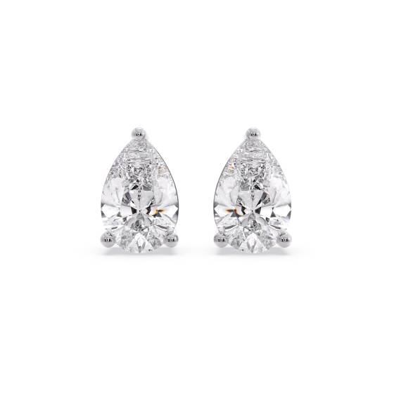 Classic Pear Diamond Stud Earrings