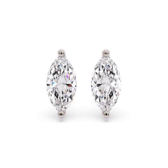 Classic Marquise Diamond Stud Earrings