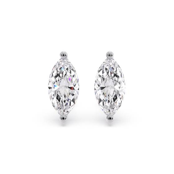 Classic Marquise Diamond Stud Earrings