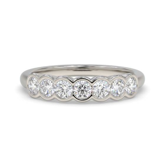 0.75ct VS/FG Round 7 Stone Diamond Ring