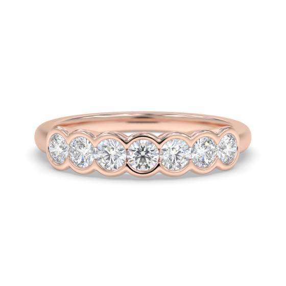 0.75ct VS/FG Round 7 Stone Diamond Ring