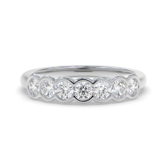 0.75ct VS/FG Round 7 Stone Diamond Ring