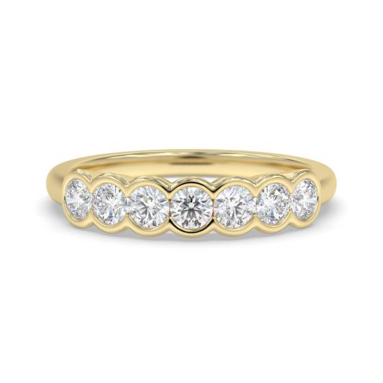 0.75ct VS/FG Round 7 Stone Diamond Ring