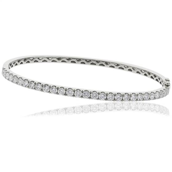 0.90ct Elegant Round Diamond Set Bangle