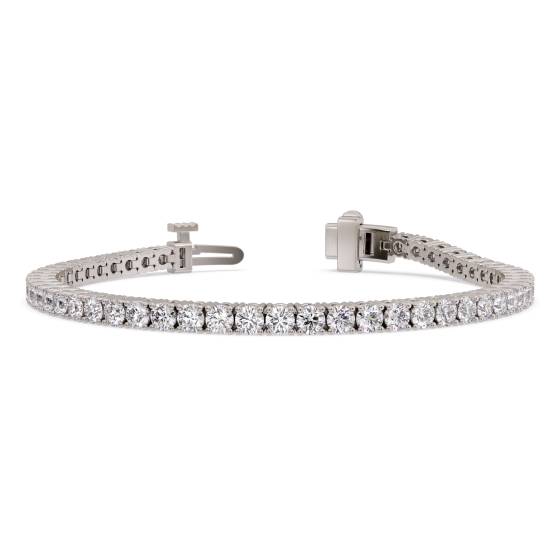 4.00ct Classic Single Row Diamond Tennis Bracelet