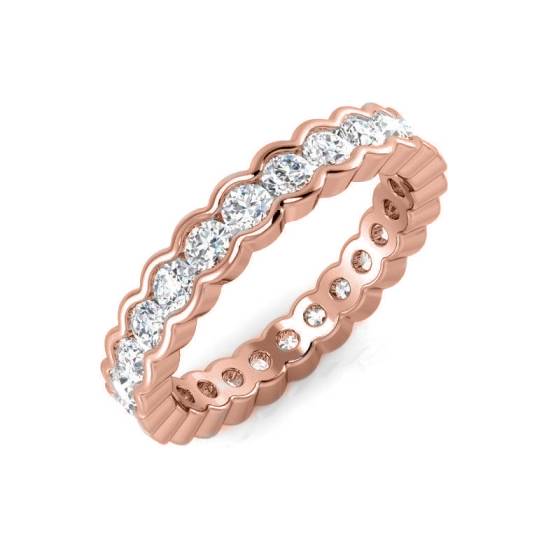 1.45ct VS/F-G Round Cut Full Eternity Ring