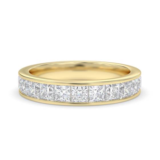 Princess Diamond Half Eternity Ring
