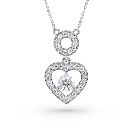 Diamond Heart Pendant