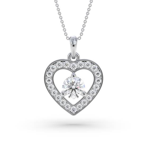 Diamond Heart Pendant