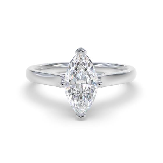 Marquise Diamond Engagement Ring