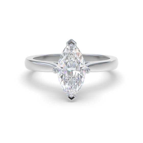 Marquise Diamond Engagement Ring