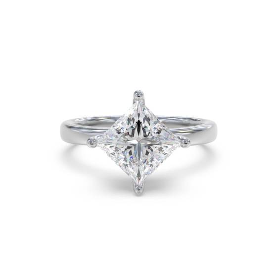 Princess Diamond Engagement Ring