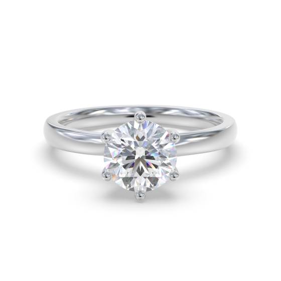 Round Diamond Engagement Ring