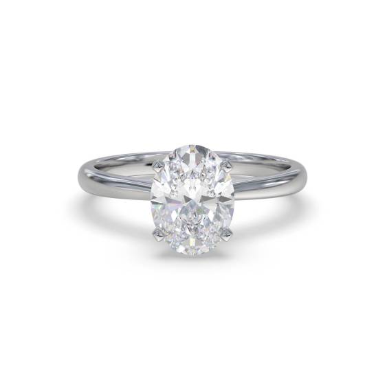 0.25ct Classic Oval Diamond Engagement Ring
