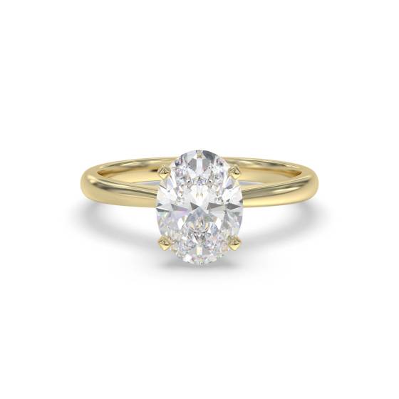 0.25ct Classic Oval Diamond Engagement Ring