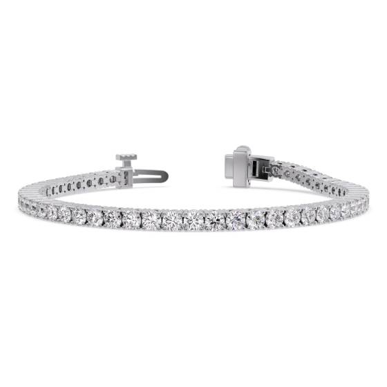 Round Diamond Lab Grown Bracelet