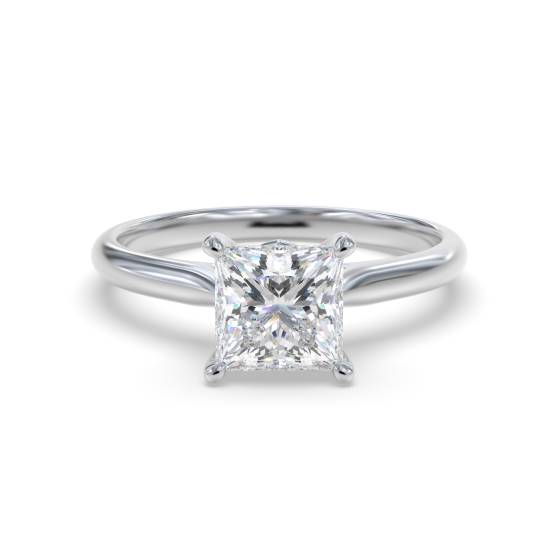 Princess Diamond Engagement Ring