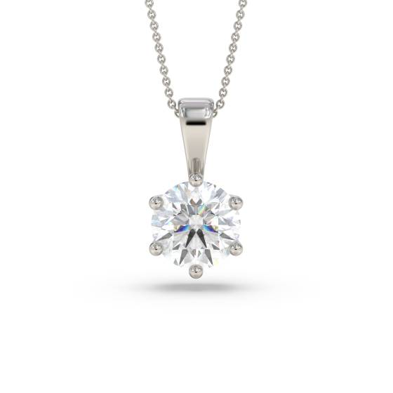 Round Diamond Pendant