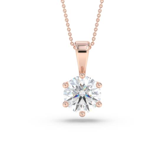 Round Diamond Pendant
