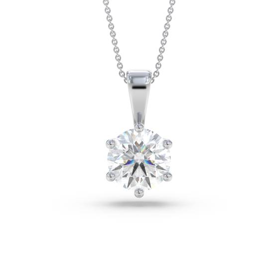 Round Diamond Pendant