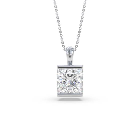 Princess Diamond Pendant