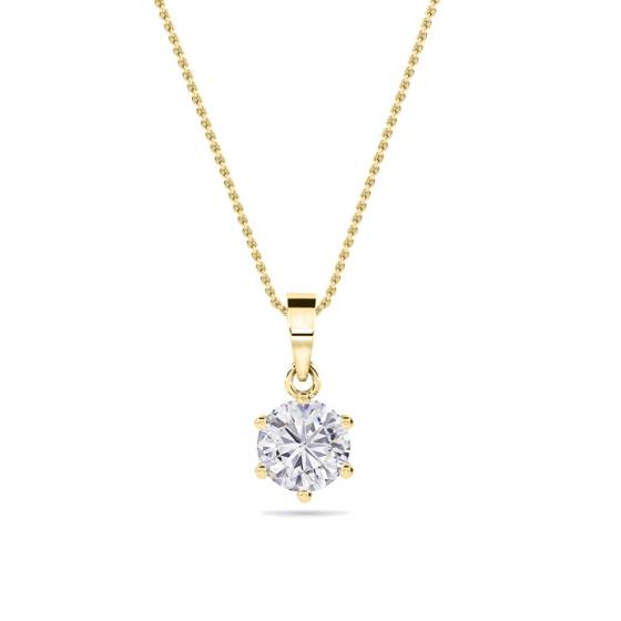 0.15 SI/G-H Round Diamond Pendant