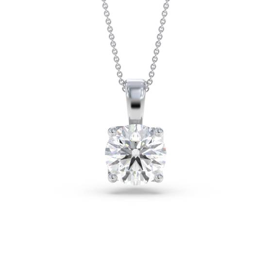 0.15 SI/G-H Round Diamond Pendant