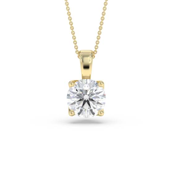 0.15 SI/G-H Round Diamond Pendant