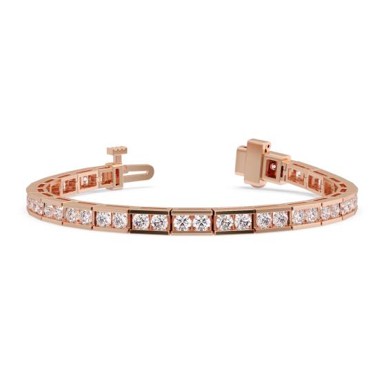 Classic Round Diamond Tennis Bracelet