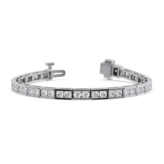 Classic Round Diamond Tennis Bracelet