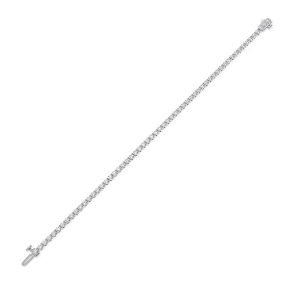 Unique Round Diamond Tennis Bracelet