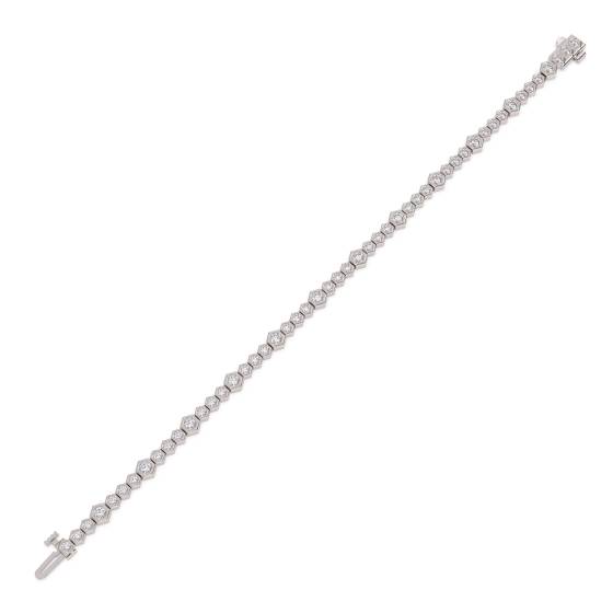 Round Cut Diamond Bracelet