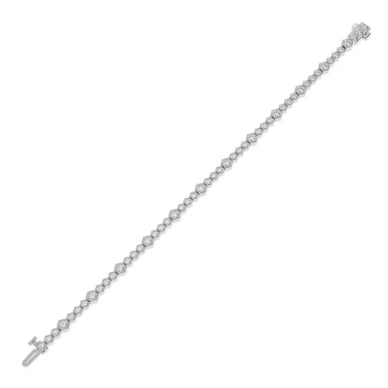 Round Cut Diamond Bracelet