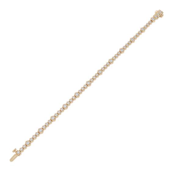 Round Cut Diamond Bracelet