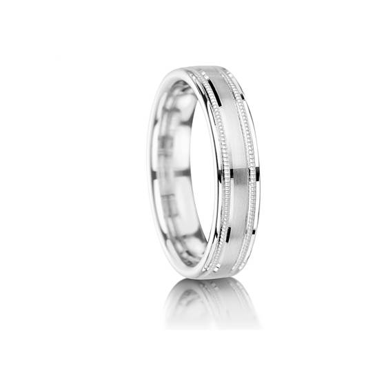 5mm Court Shape Beaded Edge