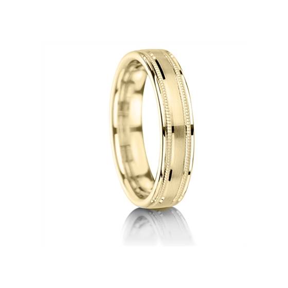 5mm Court Shape Beaded Edge