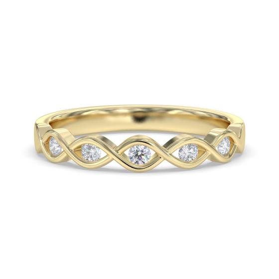 2.5mm Designer Diamond Wedding Ring