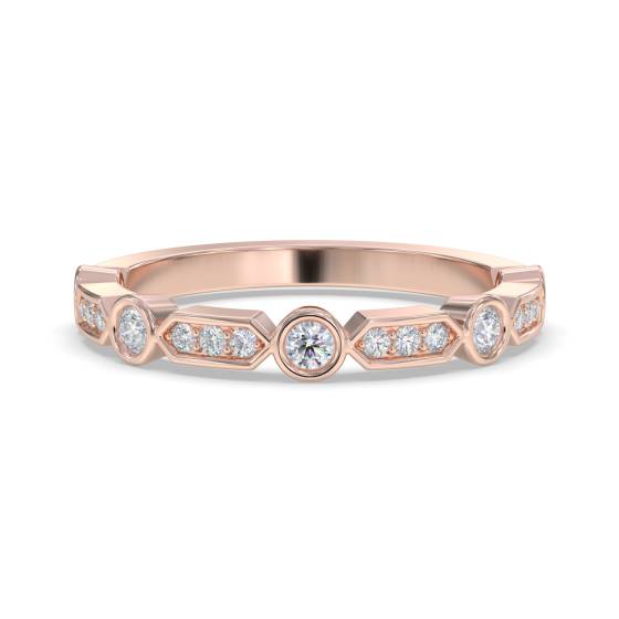 2.5mm Designer Diamond Wedding Ring