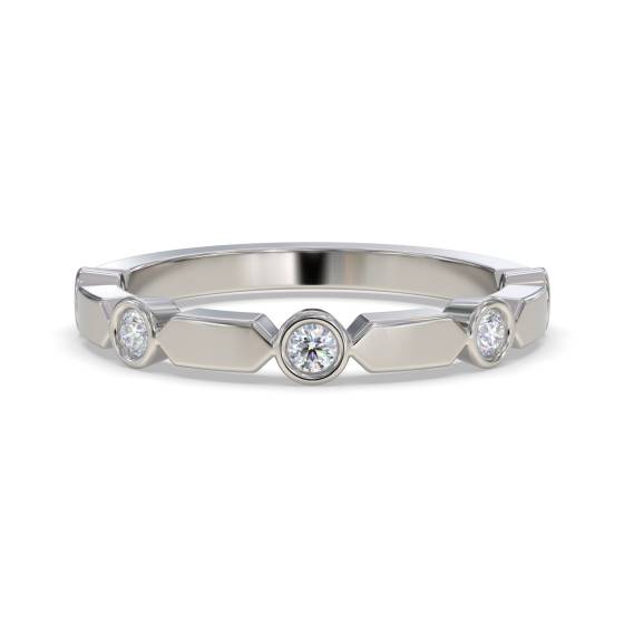 3mm Designer Diamond Wedding Ring