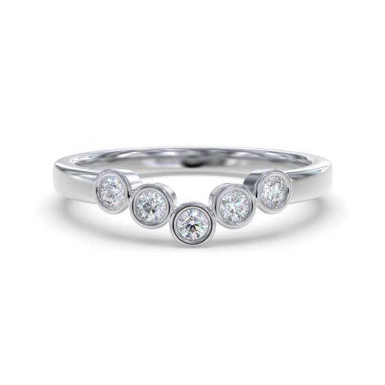 2.5mm Designer Diamond Wedding Ring