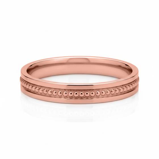 2.5mm Vintage Court Shape Wedding Ring