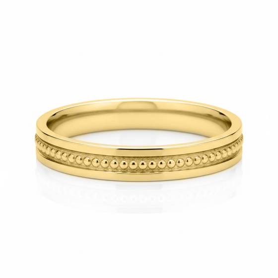 2.5mm Vintage Court Shape Wedding Ring