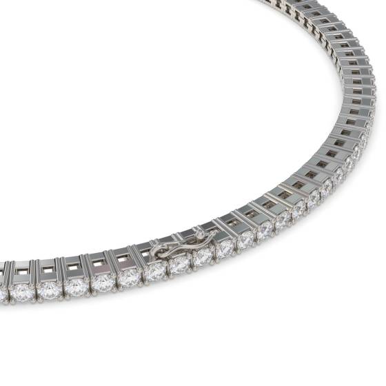 Classic Single Row Diamond Tennis Bracelet