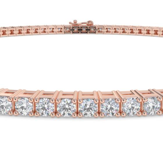 Classic Single Row Diamond Tennis Bracelet