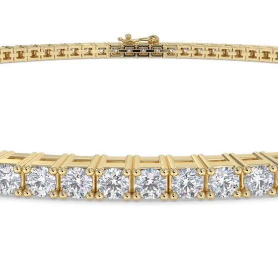 Classic Single Row Diamond Tennis Bracelet