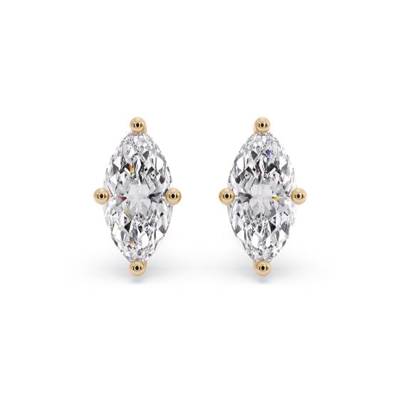 Classic Marquise Diamond Stud Earrings