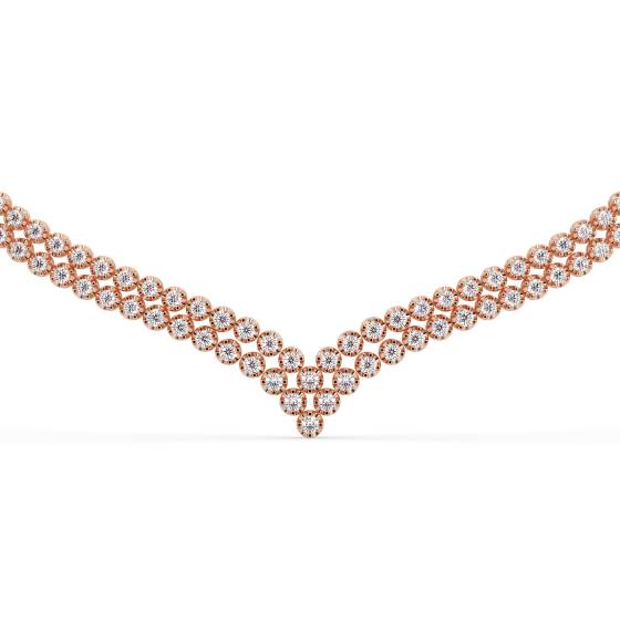 Round Diamond Lab Grown Necklace