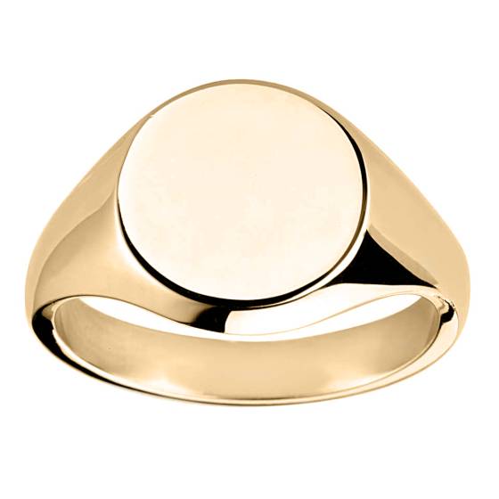 Round Signet Ring