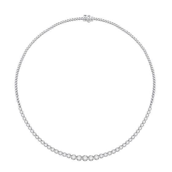 Round Diamond Lab Grown Necklace