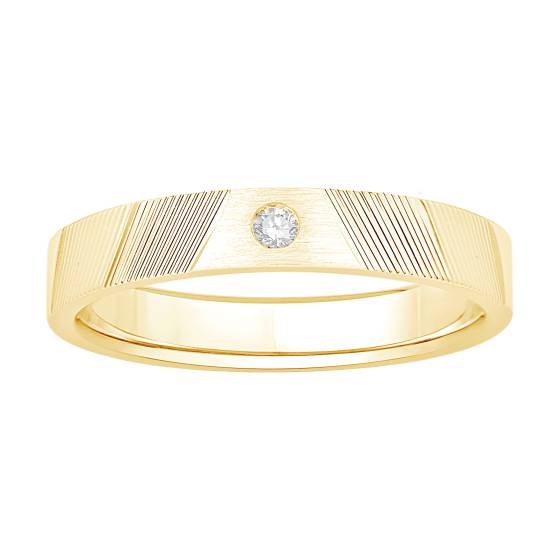 Mens Diamond Set Wedding Band